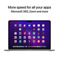 13-inch MacBook Air: Apple M2 chip with 8‑core CPU and 8‑core GPU, 256GB SSD - Space Grey