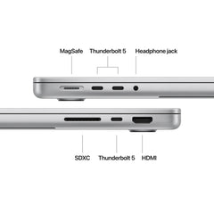 14-inch MacBook Pro: Apple M4 Pro chip with 14‑core CPU and 20‑core GPU, 1TB SSD - Silver