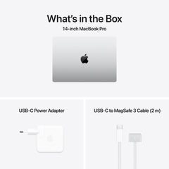 14-inch MacBook Pro: Apple M4 Pro chip with 12‑core CPU and 16‑core GPU, 512GB SSD - Silver