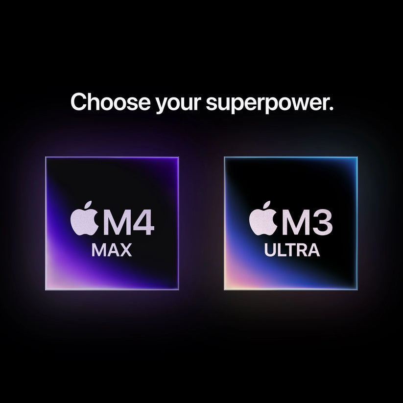 Mac Studio: Apple M5 Max chip with 18-core CPU and 32-core GPU, 512GB SSD