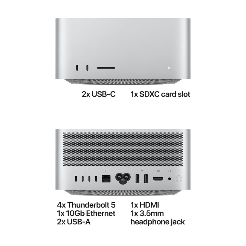 Mac Studio: Apple M5 Max chip with 18-core CPU and 32-core GPU, 512GB SSD (Deposit)