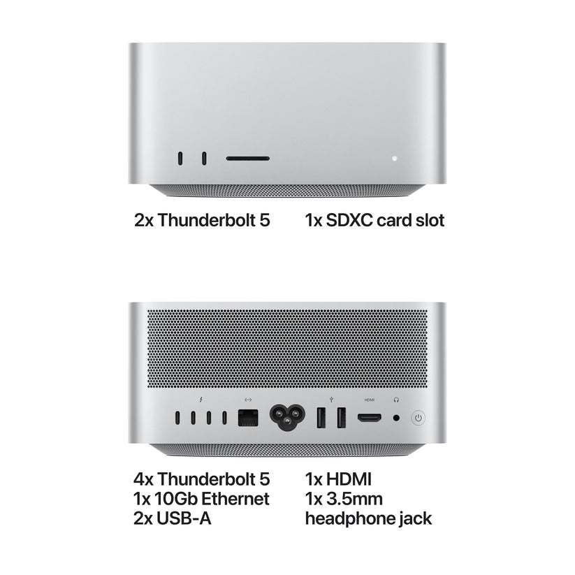 Mac Studio: Apple M5 Ultra chip with 30-core CPU and 64-core GPU, 1TB SSD (Deposit)