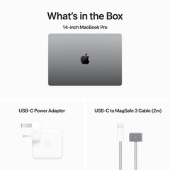 14-inch MacBook Pro: Apple M3 chip with 8‑core CPU and 10‑core GPU, 1TB SSD - Space Grey