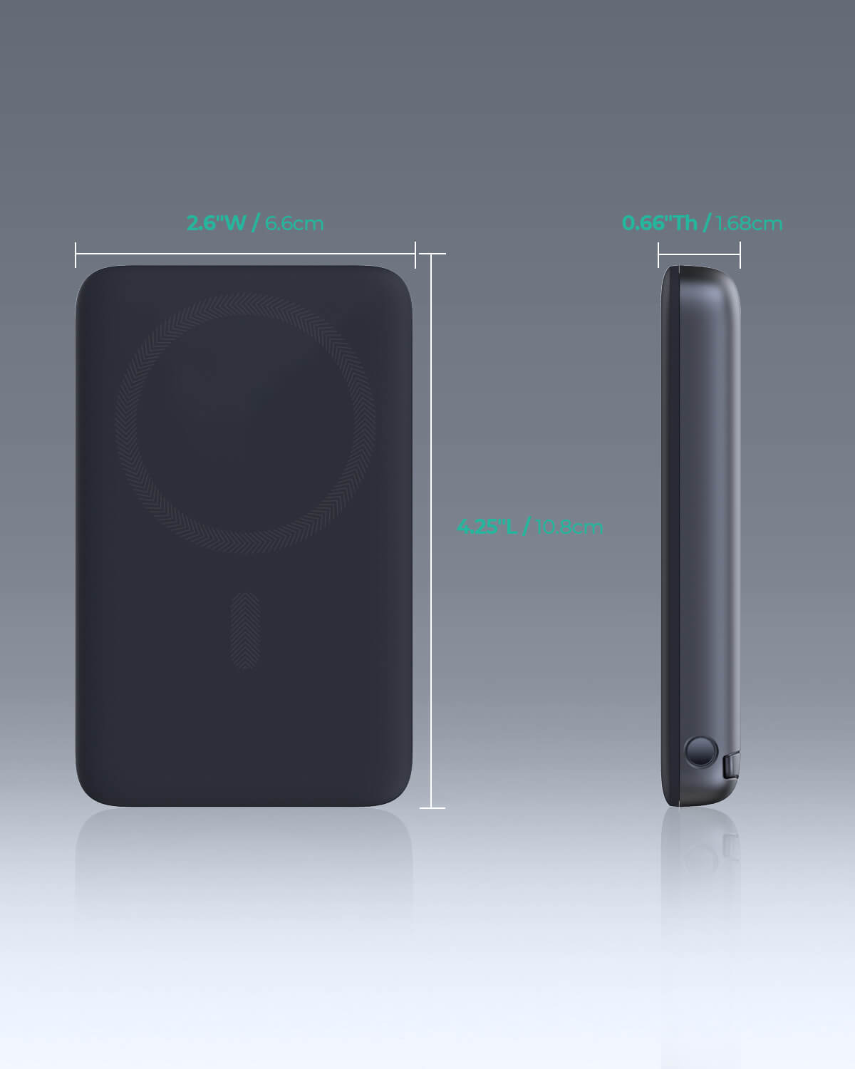 Aukey PB-MS05 20W MagFusion Qi2 Wireless 6700mAh - Grey