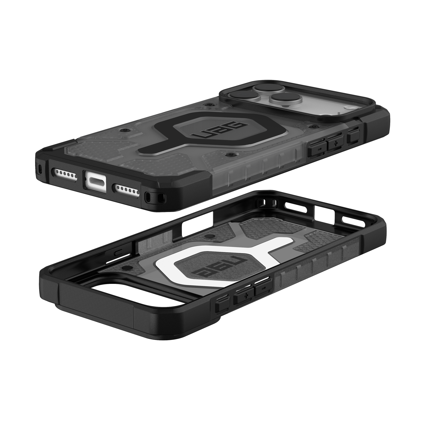 UAG iPhone 17 Pro Max Pathfinder Clear MagSafe - Ash/Black
