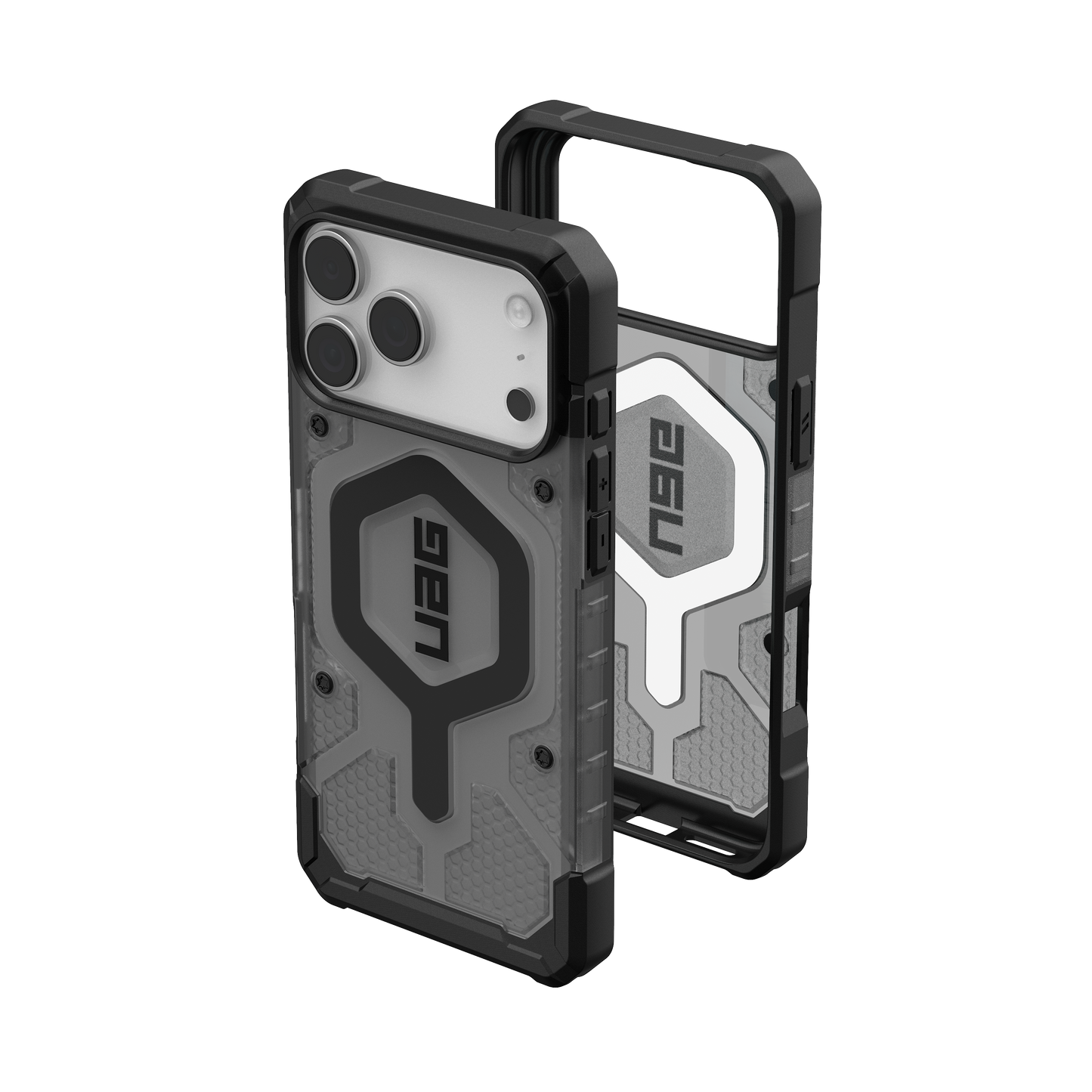 UAG iPhone 17 Pro Max Pathfinder Clear MagSafe - Ash/Black