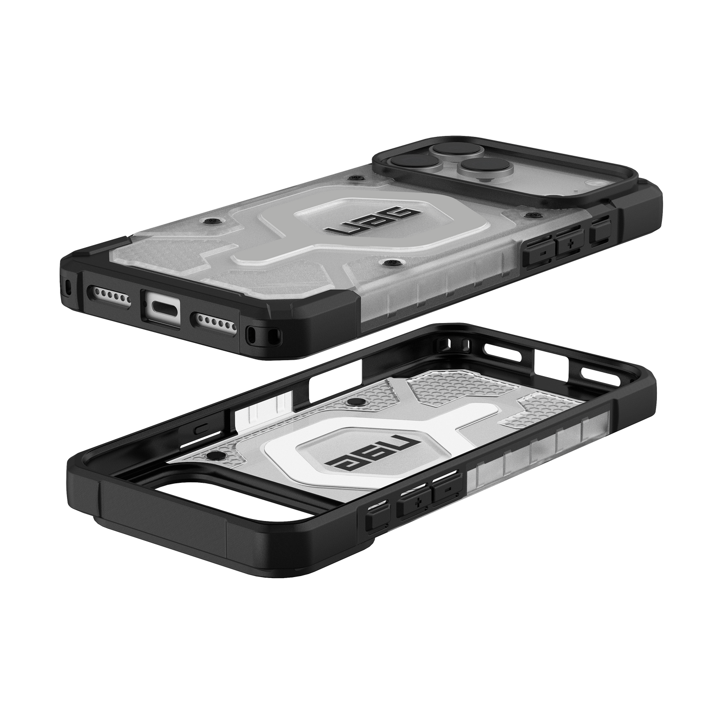 UAG iPhone 17 Pro Max Pathfinder Clear MagSafe - Ice/Silver