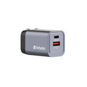 Verbatim GNC-35 2 Port (USB-A & USB-C) 35W GaN Charger (Grey)