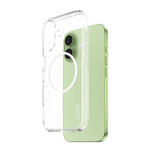 CARE by PanzerGlass® Flagship Case Transparent Urban Explorer with White MagSafe iPhone 17