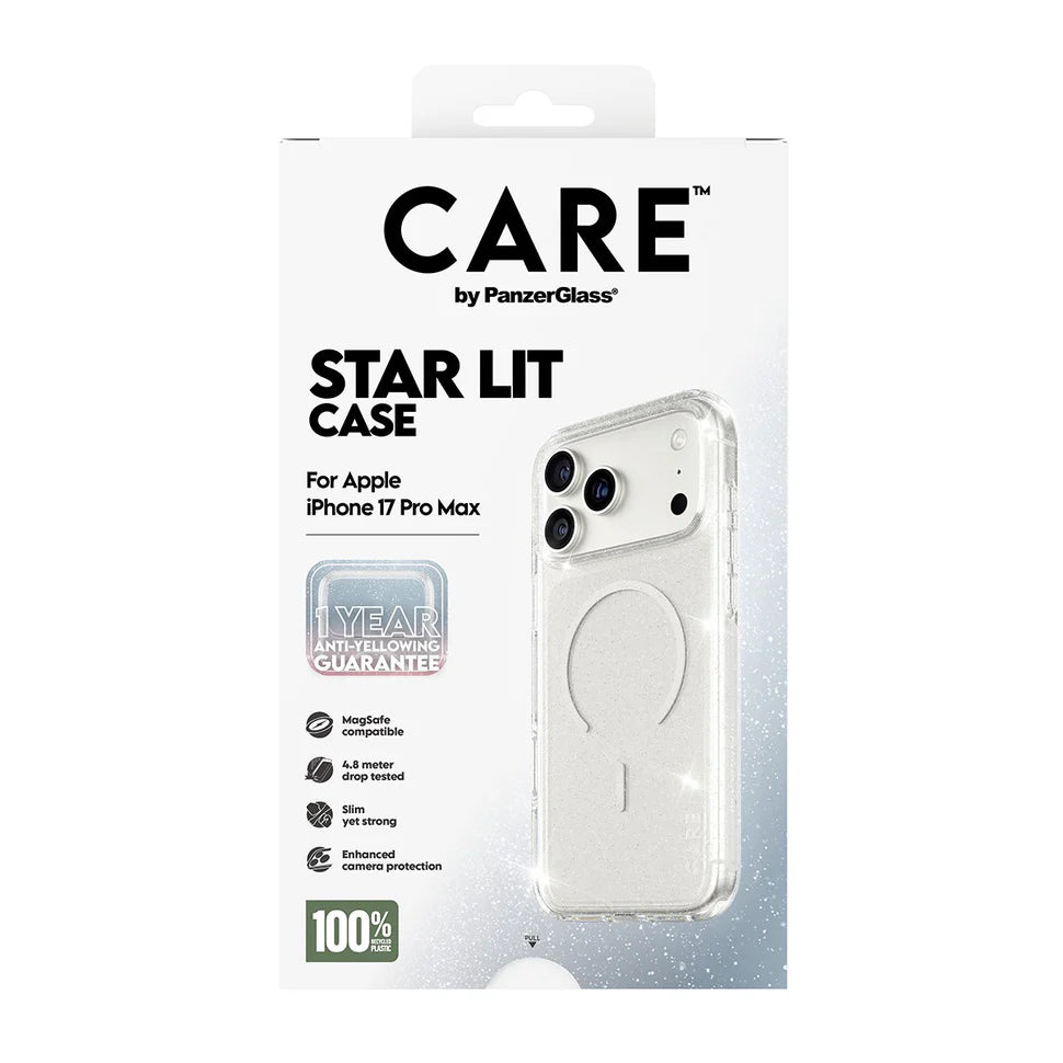 CARE by PanzerGlass® Flagship Case Urban Explorer Star Lit with White MagSafe iPhone 17 Pro Max