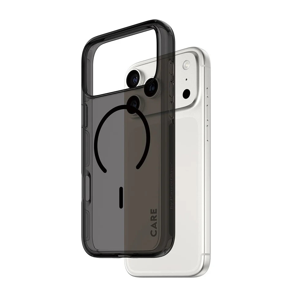 CARE by PanzerGlass® Flagship Case Urban Explorer Smokey with Black MagSafe iPhone 17 Pro Max