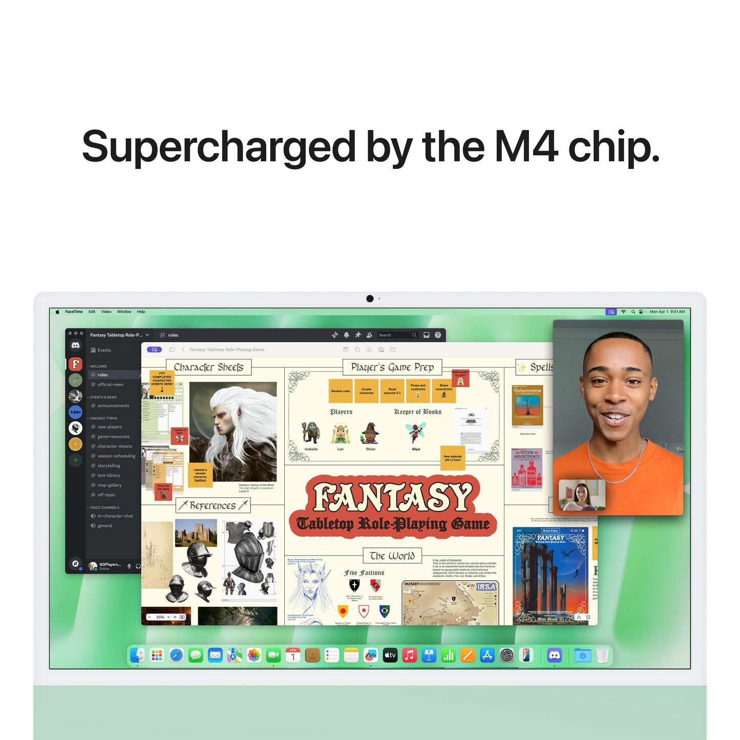 24-inch iMac with Retina 4.5K display: Apple M4 chip with 8-core CPU and 8‑core GPU, 256GB SSD - Green