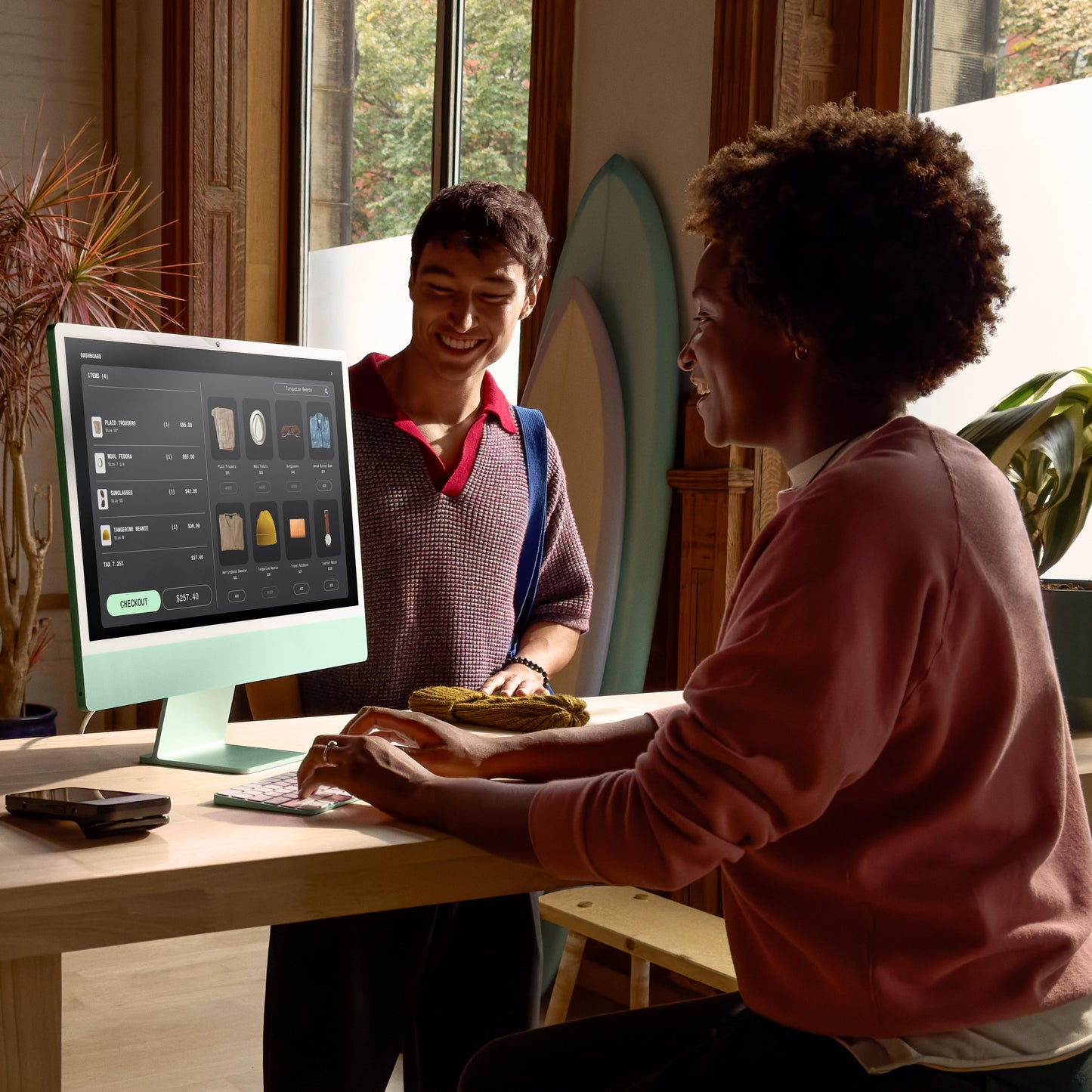 24-inch iMac with Retina 4.5K display: Apple M4 chip with 10-core CPU and 10-core GPU, 512GB SSD - Blue