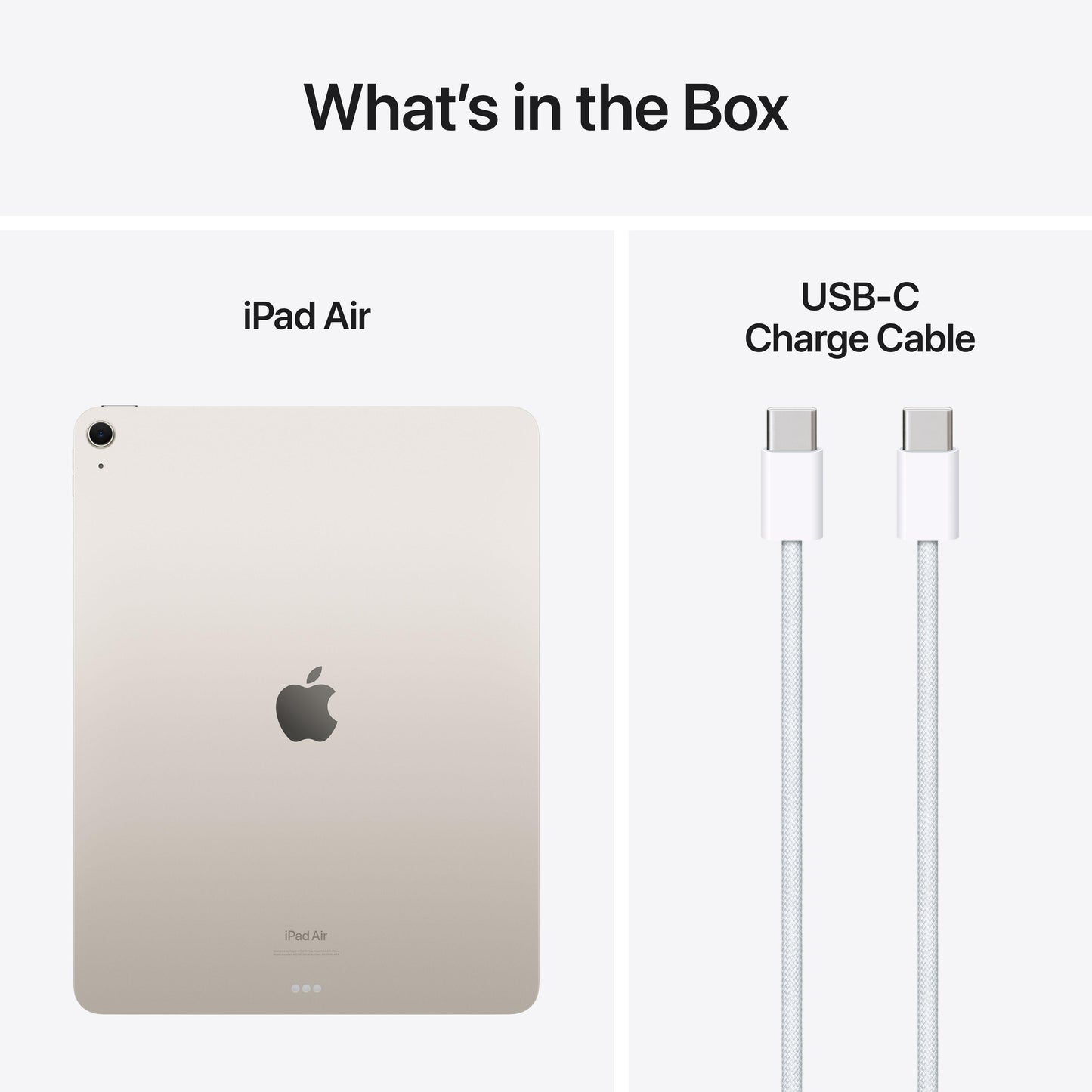 13-inch iPad Air Wi-Fi 128GB - Starlight (M2)