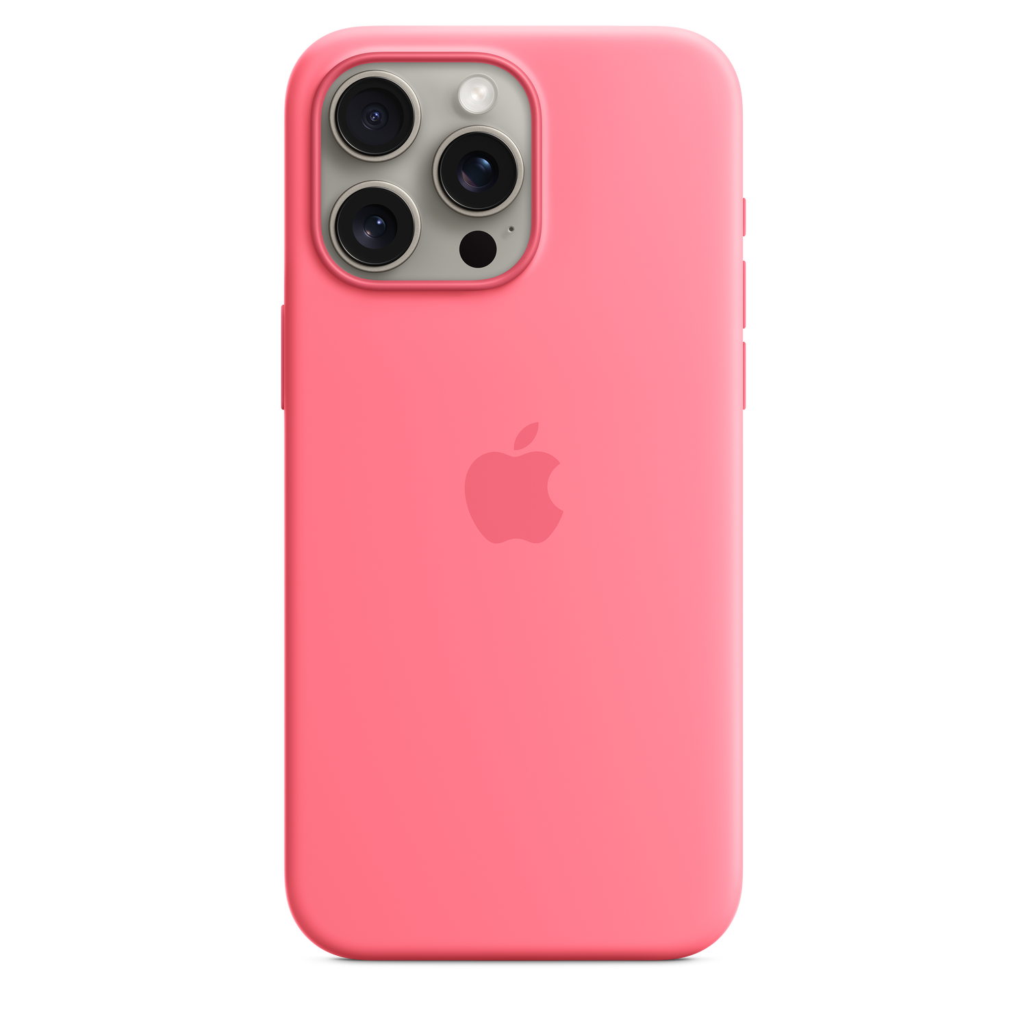 iPhone 15 Pro Max Silicone Case with MagSafe - Pink