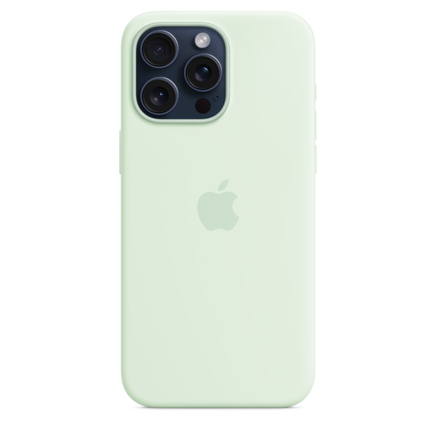 iPhone 15 Pro Max Silicone Case with MagSafe - Soft Mint