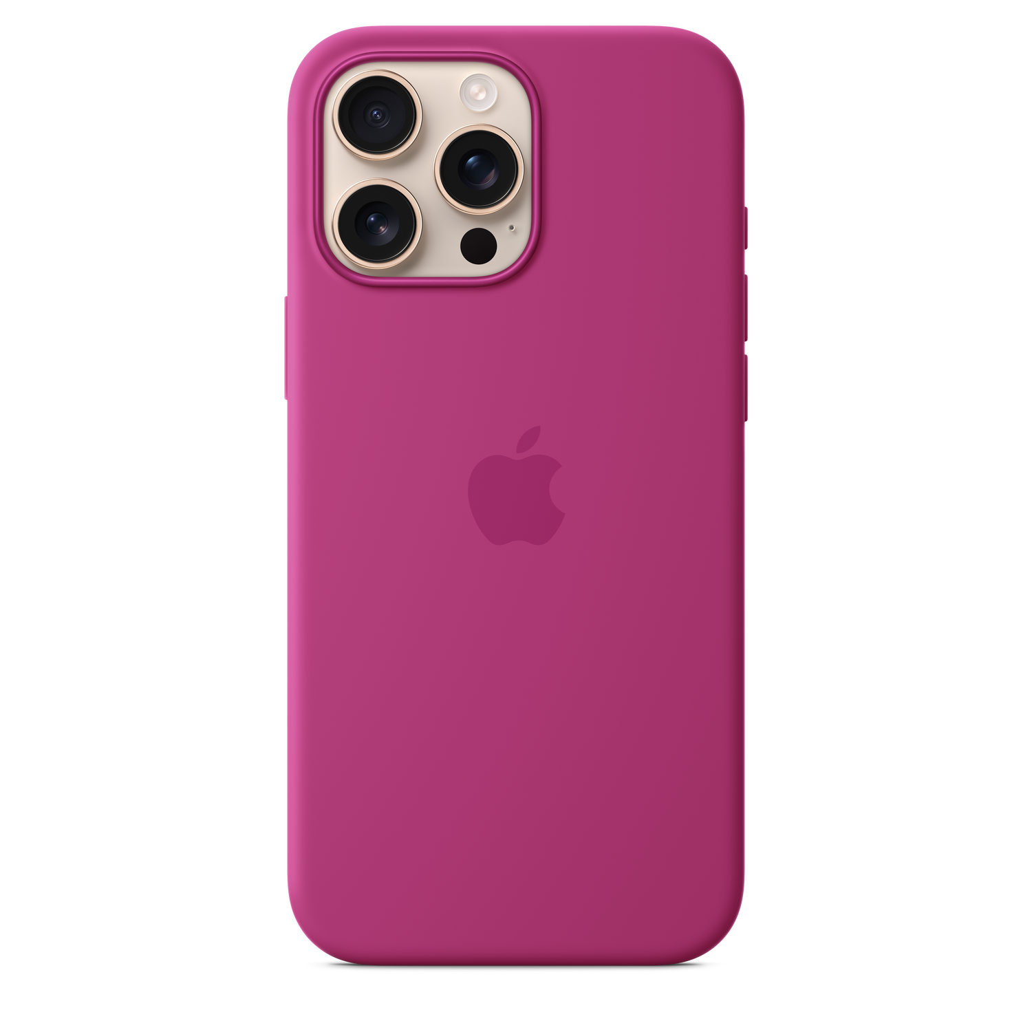 iPhone 16 Pro Max Silicone Case with MagSafe - Fuchsia