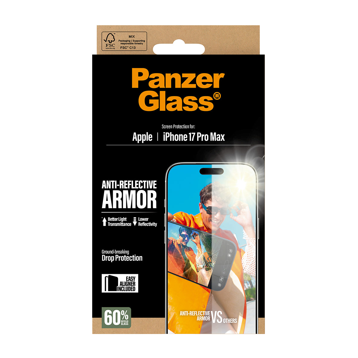 PanzerGlass UWF Glass for iPhone 17 Pro Max (Anti-Reflective)