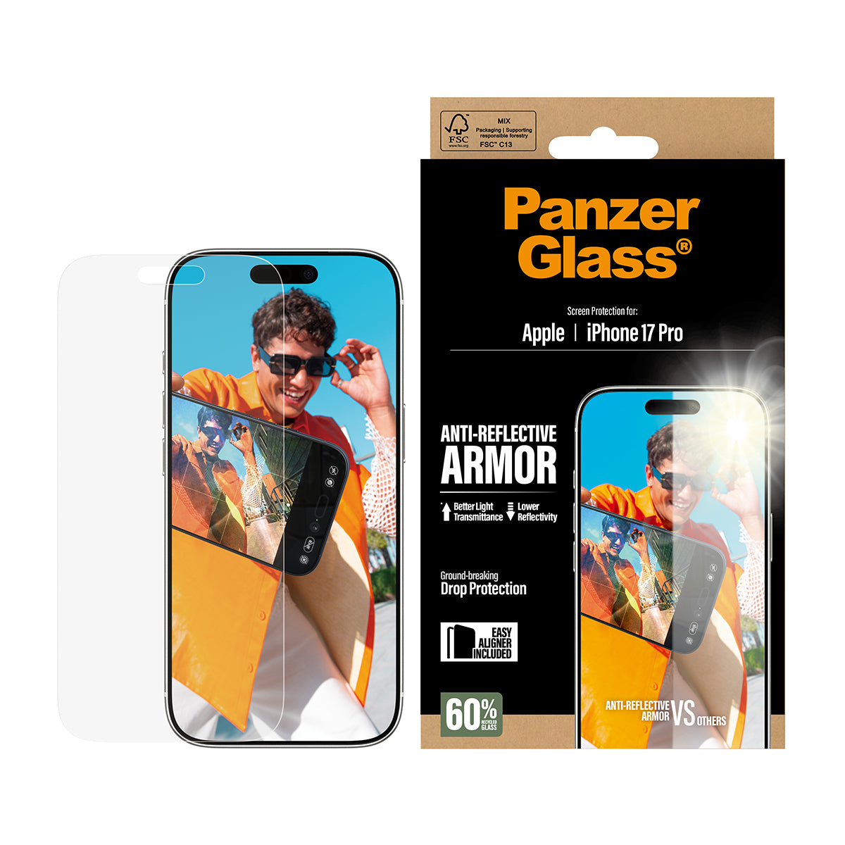 PanzerGlass UWF Glass for iPhone 17 Pro (Anti-Refelctive)