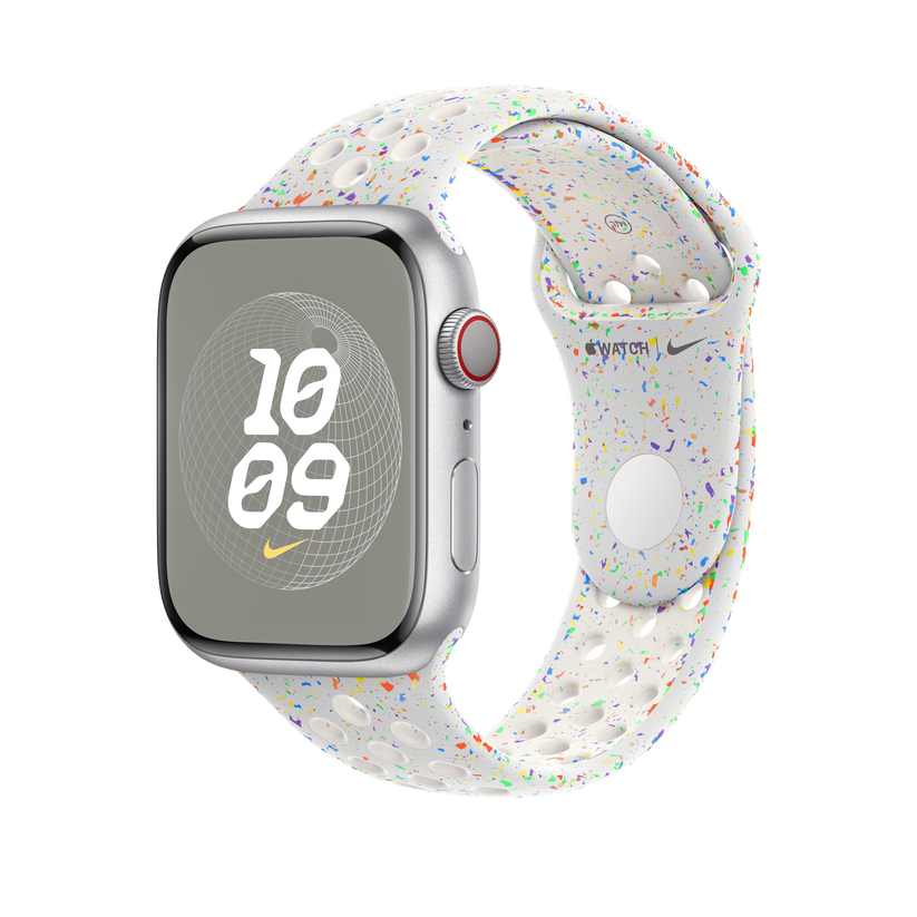 45mm Pure Platinum Nike Sport Band S M Machines