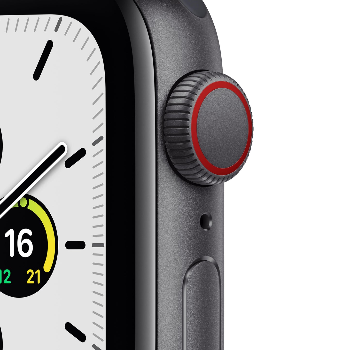 Apple Watch SE GPS + Cellular, 40mm Space Grey Aluminium Case with Midnight Sport Band - Regular