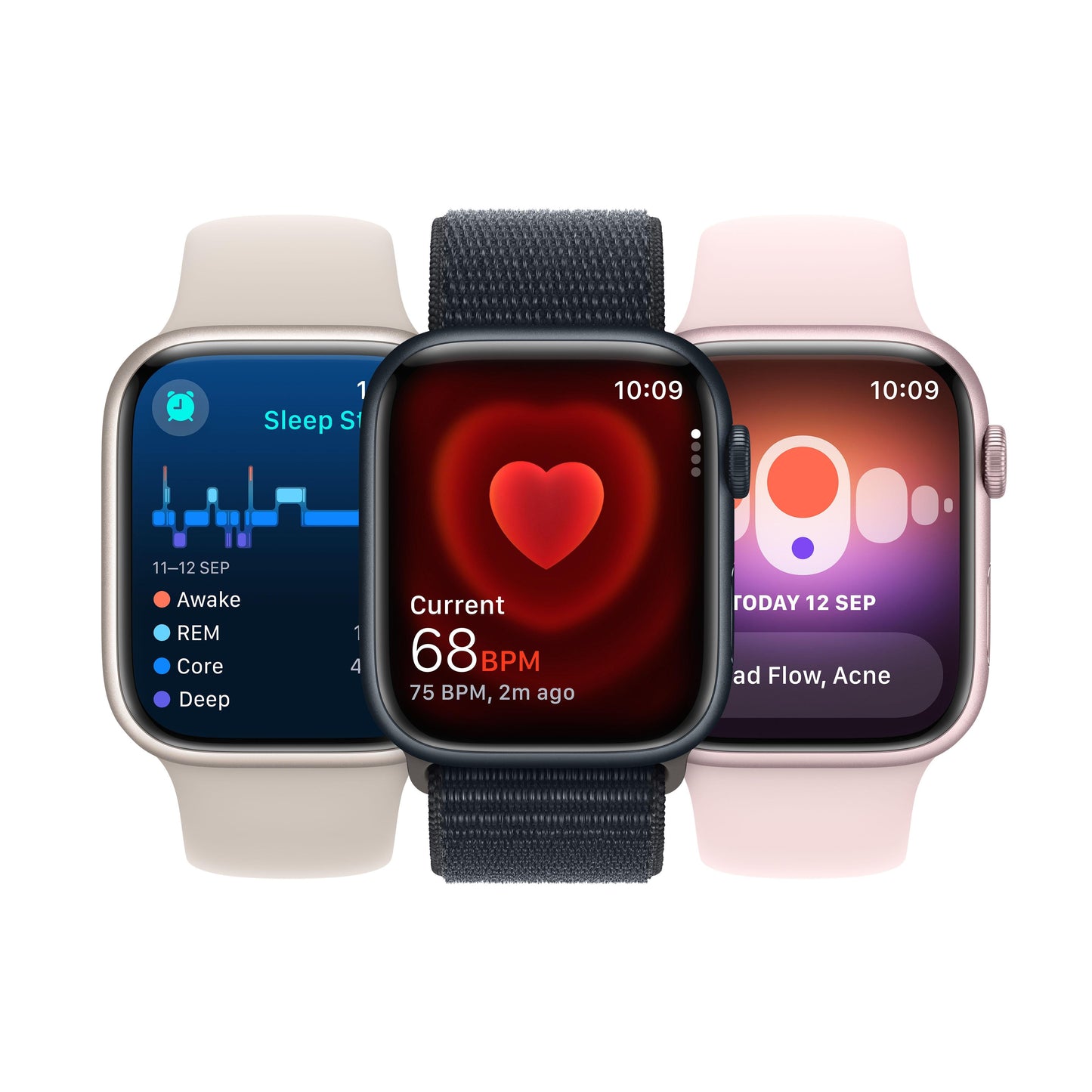 Apple Watch Series 9 GPS 45mm (PRODUCT)RED Aluminium Case with (PRODUCT)RED Sport Band - S/M