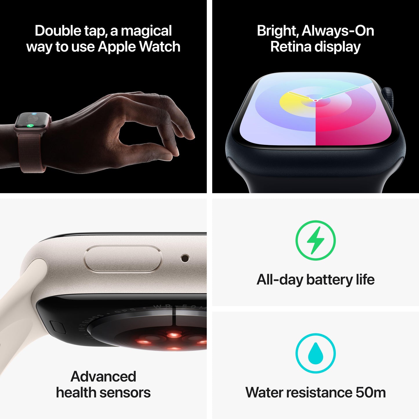 Apple Watch Series 9 GPS 45mm (PRODUCT)RED Aluminium Case with (PRODUCT)RED Sport Band - S/M