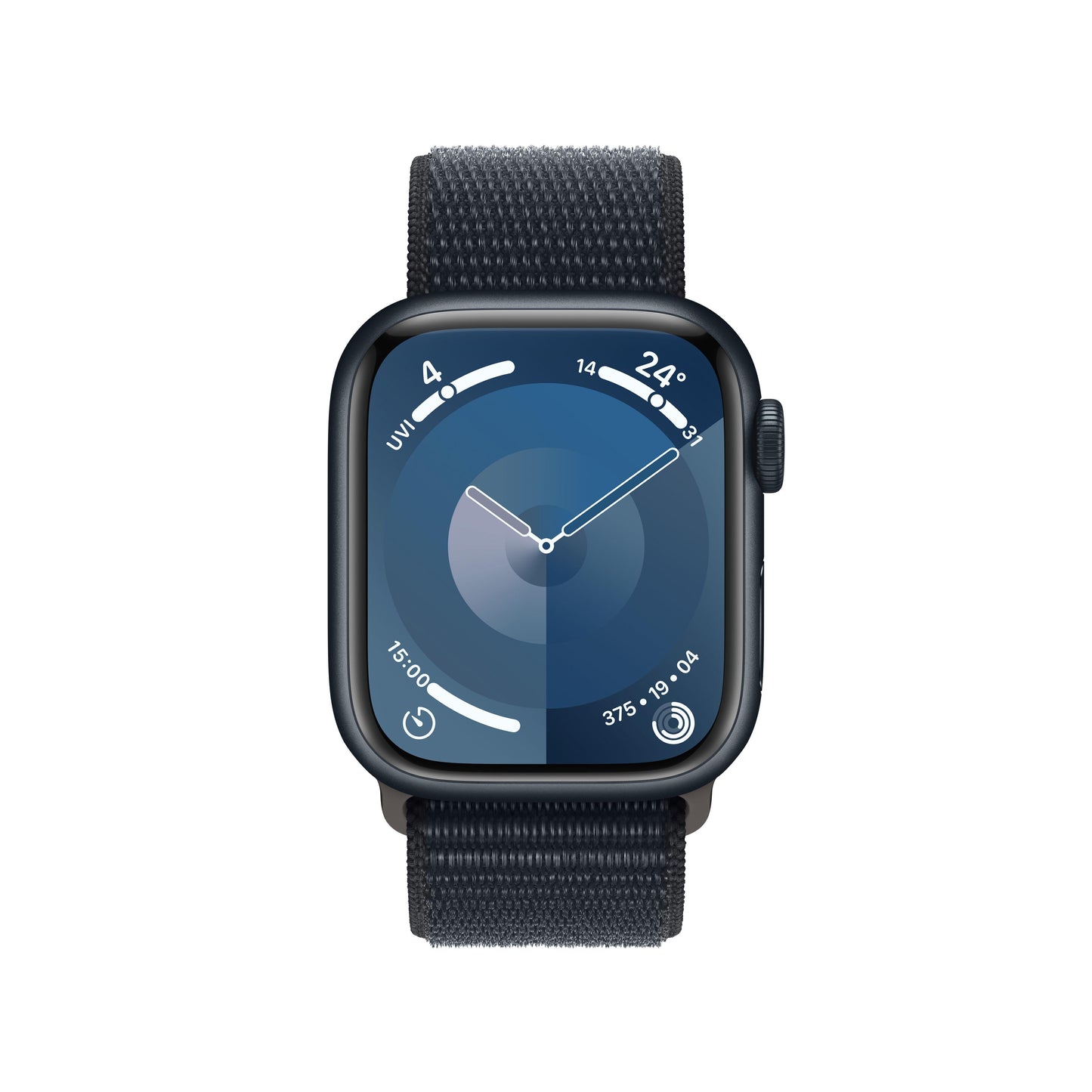 Apple Watch Series 9 GPS + Cellular 41mm Midnight Aluminium Case with Midnight Sport Loop