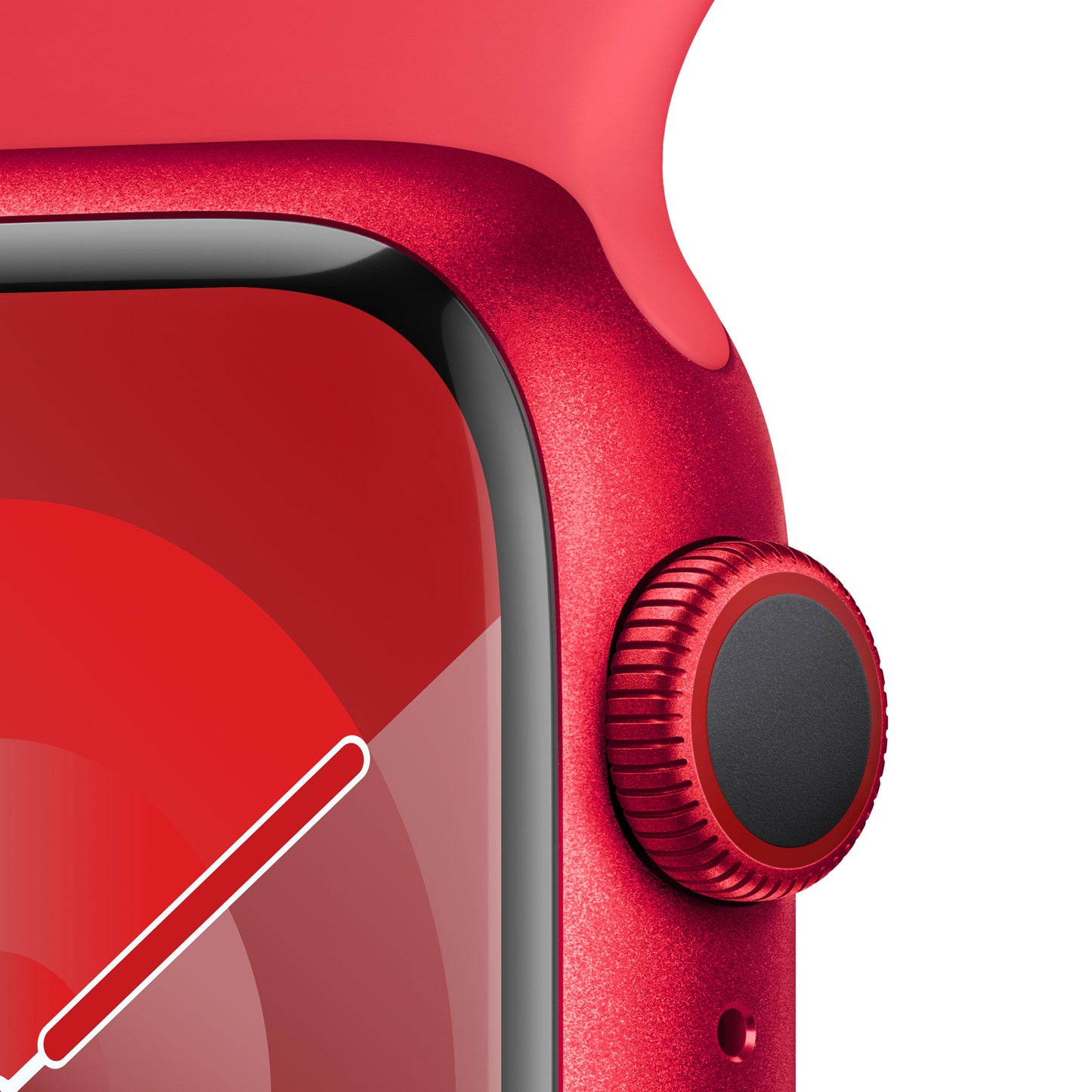 Apple Watch Series 9 GPS + Cellular 41mm (PRODUCT)RED Aluminium Case with (PRODUCT)RED Sport Band - M/L