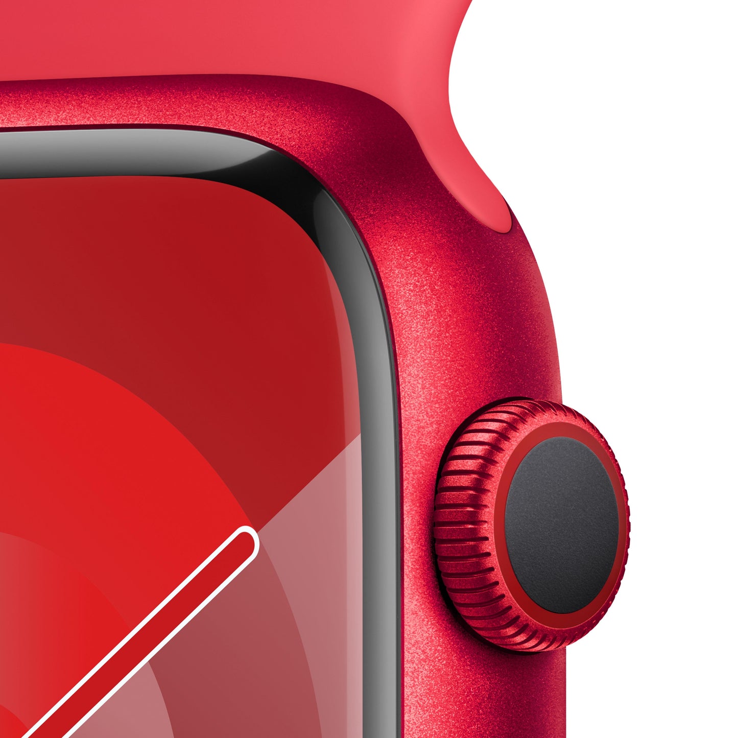 Apple Watch Series 9 GPS + Cellular 45mm (PRODUCT)RED Aluminium Case with (PRODUCT)RED Sport Band - S/M