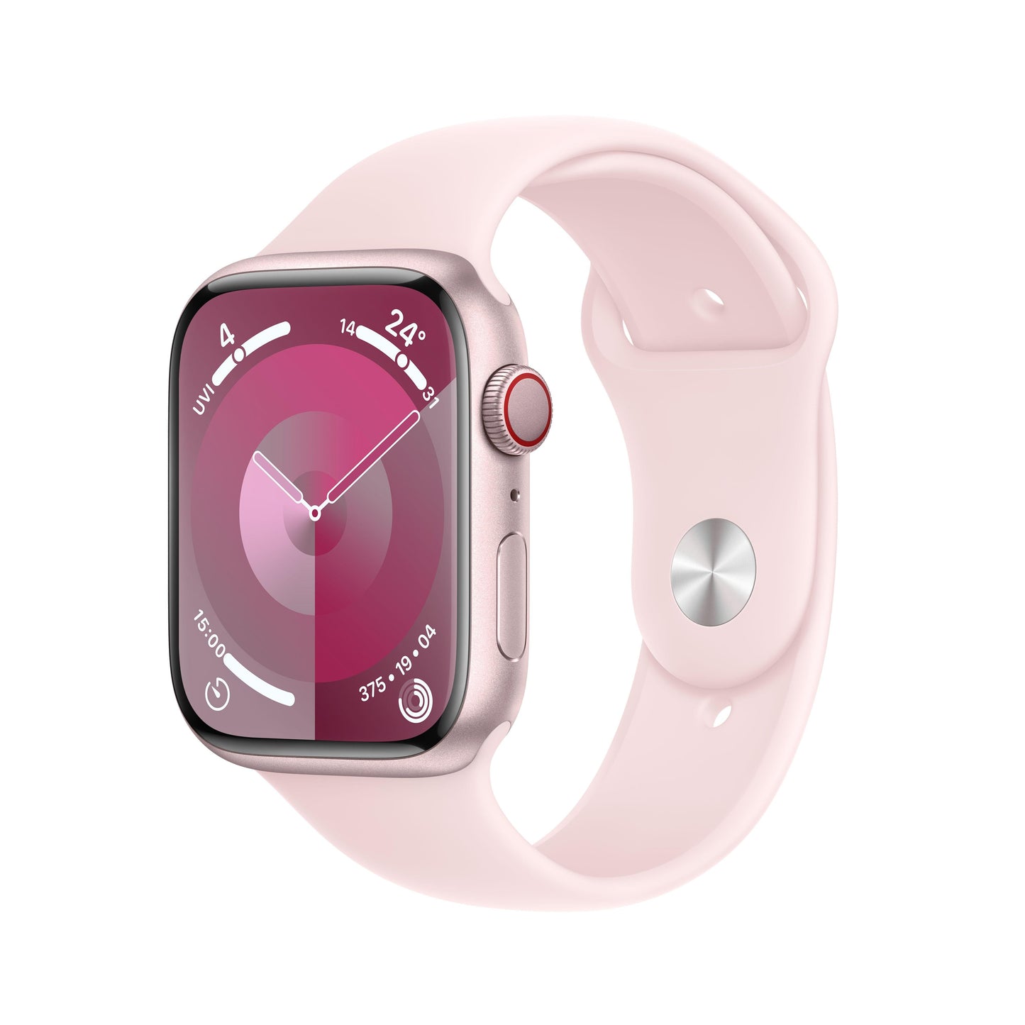 Apple Watch Series GPS Cellular 45mm Pink Aluminium Case with