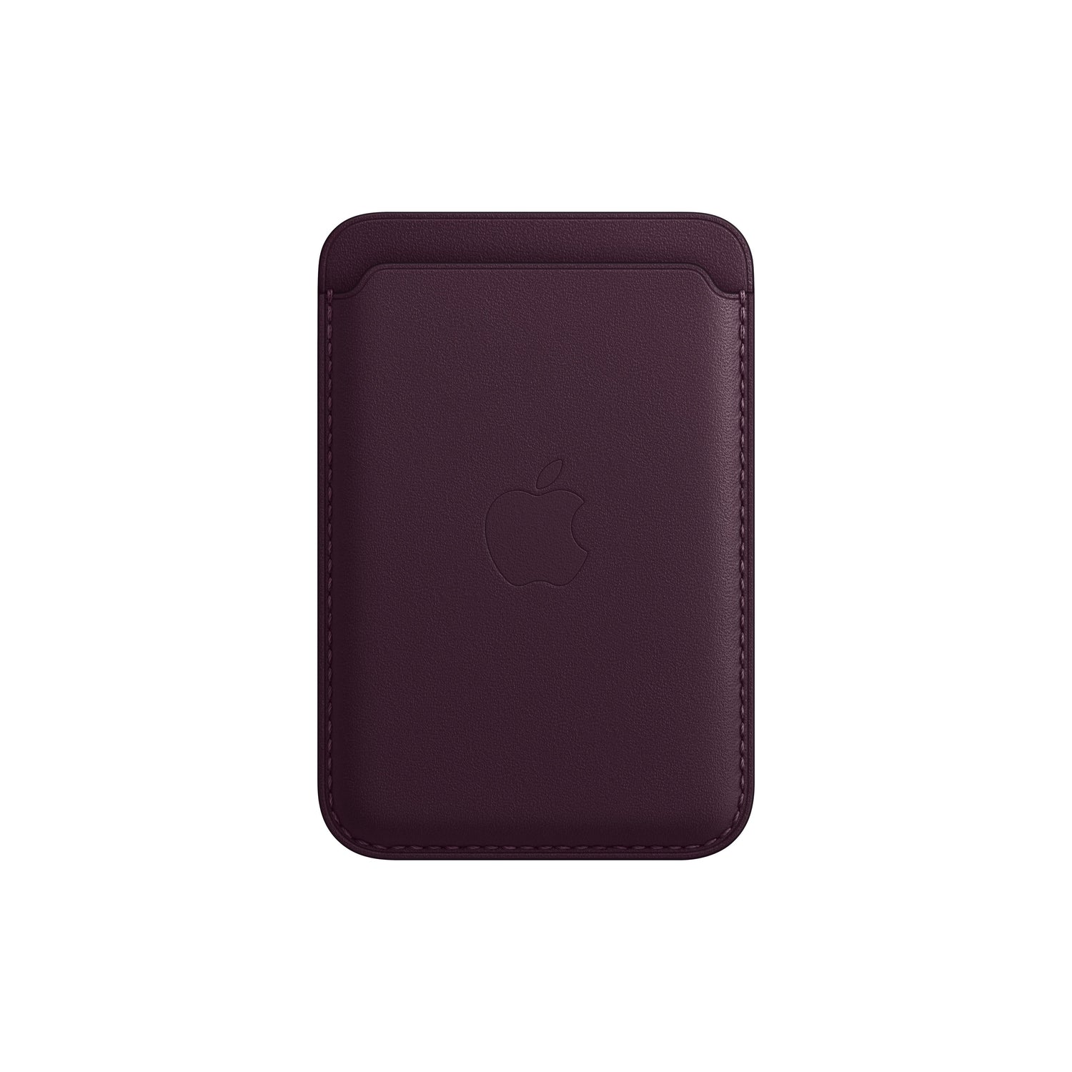 iPhone Leather Wallet with MagSafe - Dark Cherry
