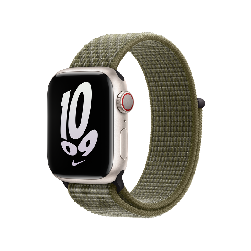 Apple Watch Nike Sport Loop Sequoia Pure Platinum