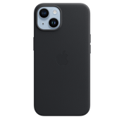 iPhone 14 Leather Case with MagSafe - Midnight