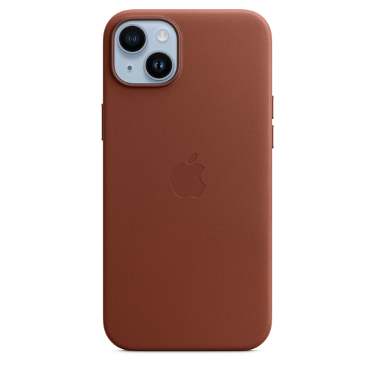 iPhone 14 Plus Leather Case with MagSafe - Umber