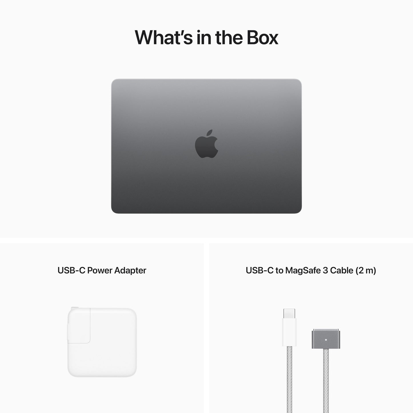 13-inch MacBook Air: Apple M2 chip with 8‑core CPU and 8‑core GPU, 256GB SSD - Space Grey