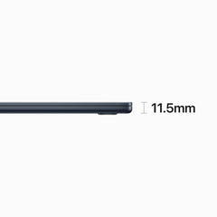 15-inch MacBook Air: Apple M2 chip with 8‑core CPU and 10‑core GPU, 256GB SSD - Midnight
