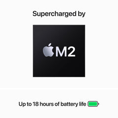 15-inch MacBook Air: Apple M2 chip with 8‑core CPU and 10‑core GPU, 512GB SSD - Starlight