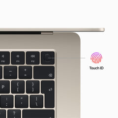 15-inch MacBook Air: Apple M2 chip with 8‑core CPU and 10‑core GPU, 512GB SSD - Starlight