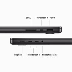 14-inch MacBook Pro: Apple M3 Max chip with 14‑core CPU and 30‑core GPU, 1TB SSD - Space Black