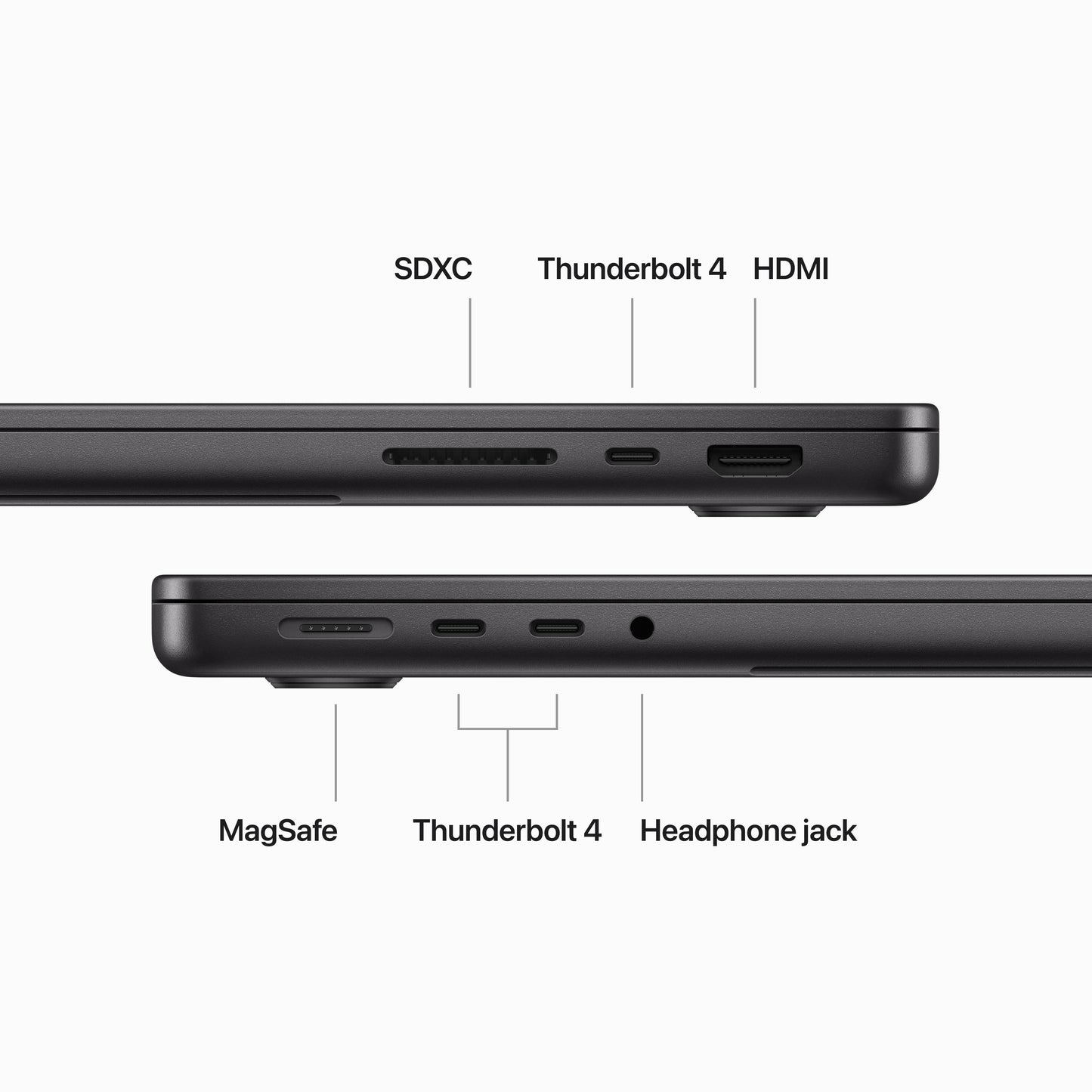 14-inch MacBook Pro: Apple M3 Pro chip with 11‑core CPU and 14‑core GPU, 512GB SSD - Space Black