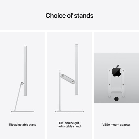Studio Display - Standard glass - Tilt-adjustable stand – Machines