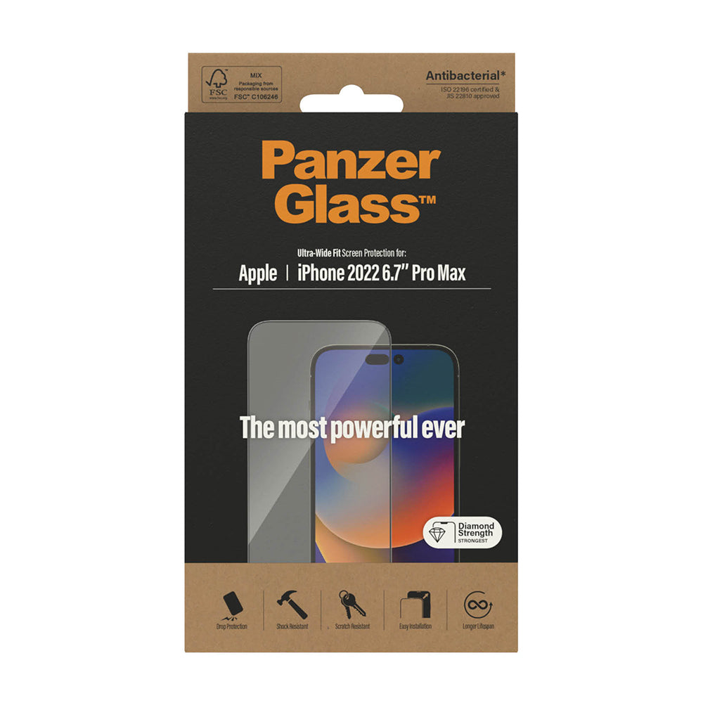 PanzerGlass UWF AB Tempered Glass for iPhone 14 Plus (Clear)