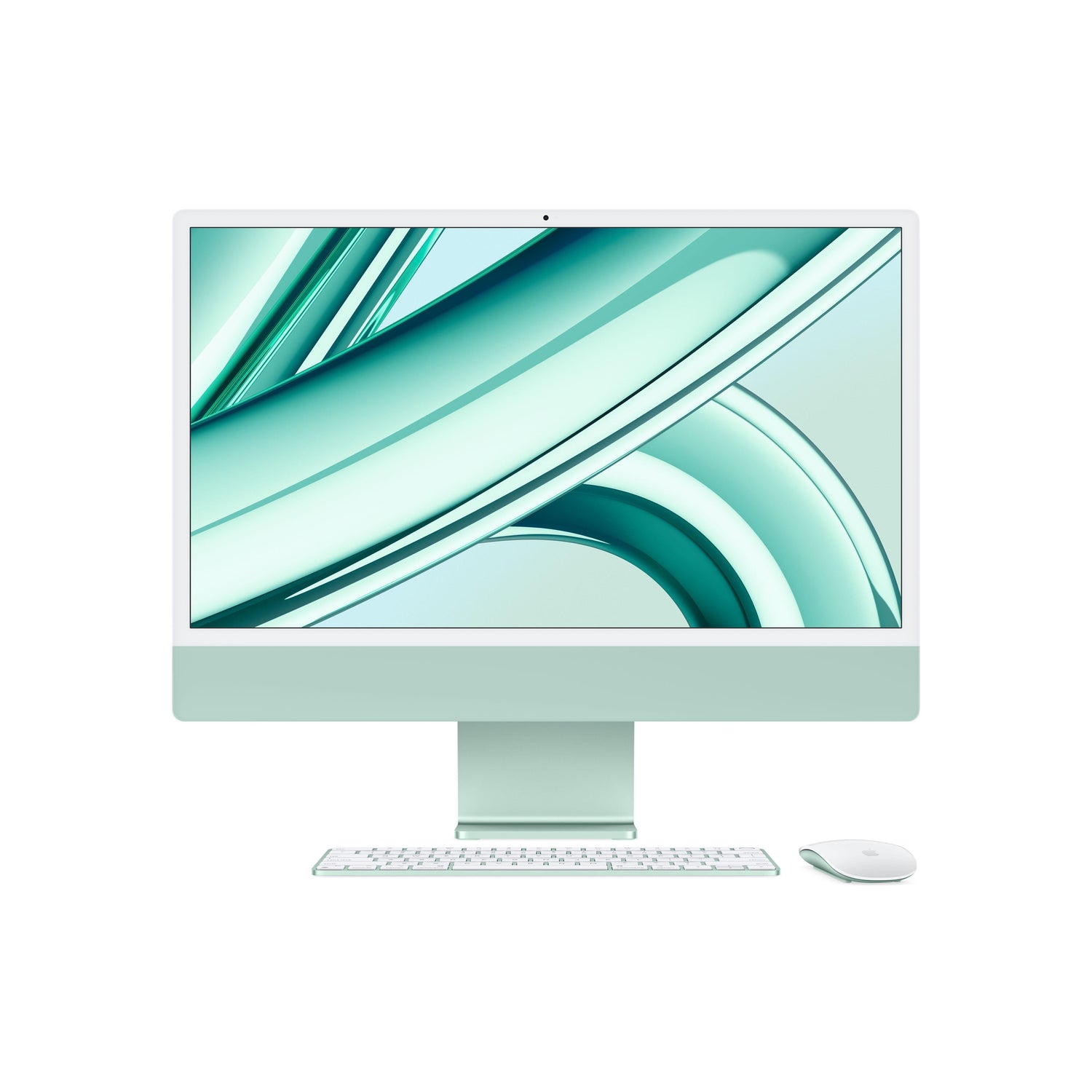 24-inch iMac with Retina 4.5K display: Apple M3 chip with 8‑core CPU and 10‑core GPU, 256GB SSD - Green