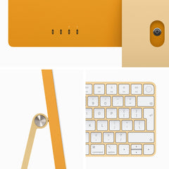 24-inch iMac with Retina 4.5K display: Apple M3 chip with 8‑core CPU and 10‑core GPU, 512GB SSD - Yellow