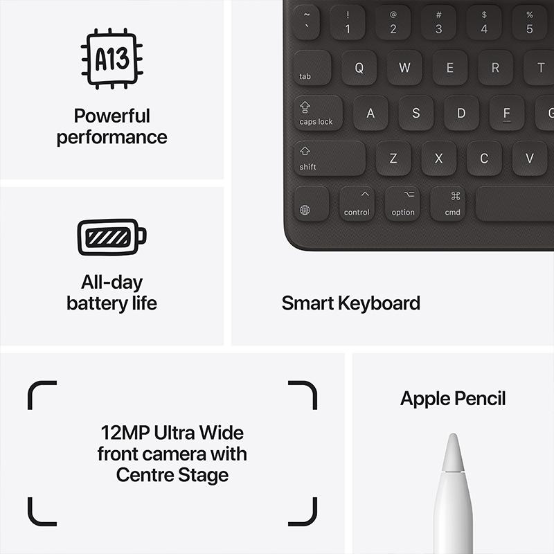 2021 10.2-inch iPad Wi-Fi + Cellular 256GB - Space Gray (9th generation)
