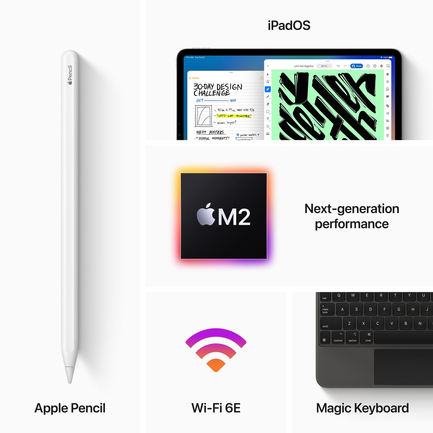 2022 11-inch iPad Pro Wi-Fi 512GB - Silver (4th generation)