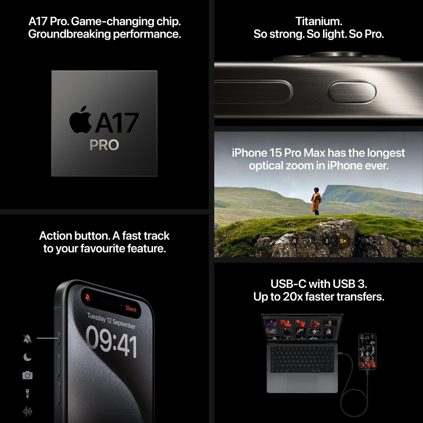 iPhone 15 Pro 512GB Black Titanium